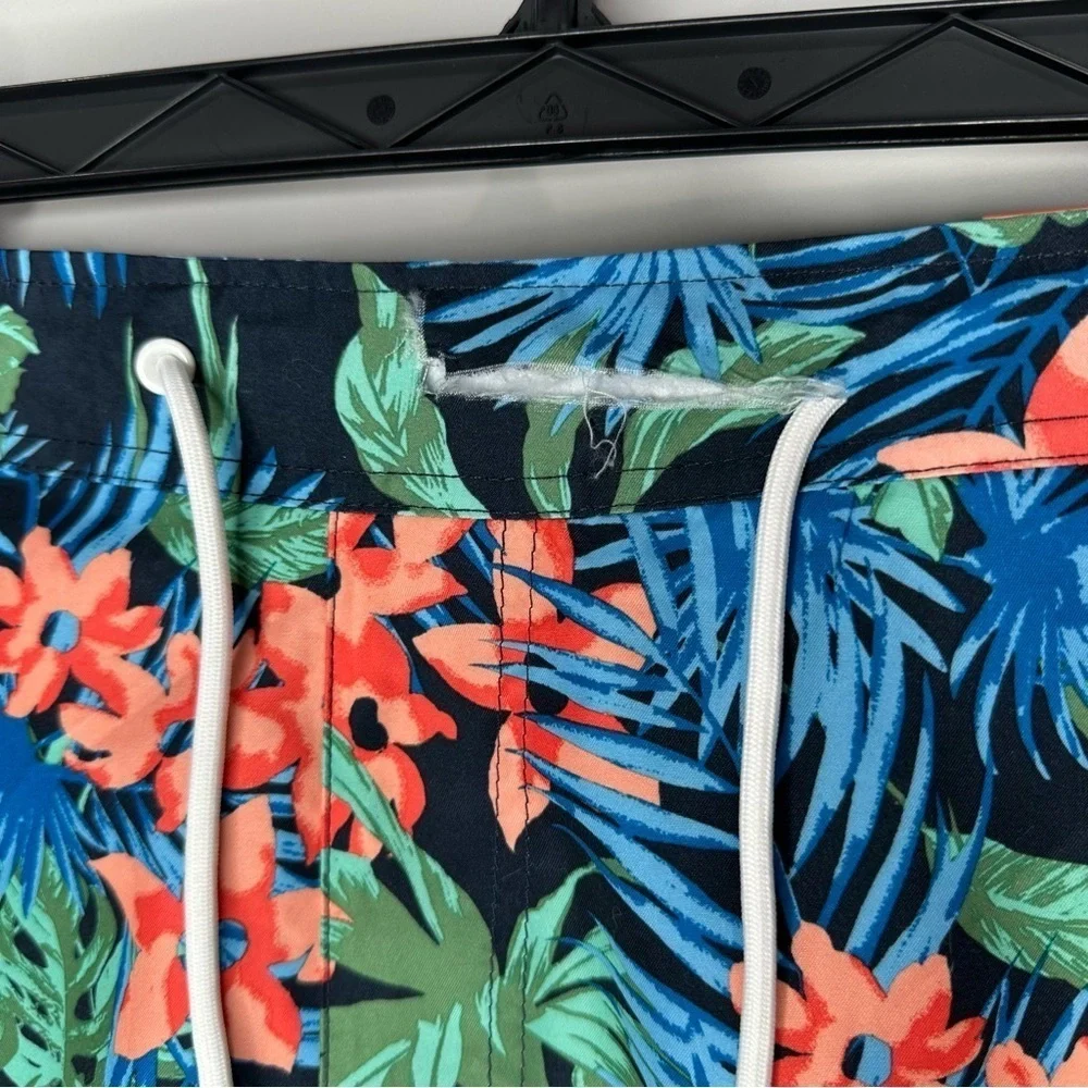 St John’s Bay Tropical Floral Men's Swim Shorts 2XLT